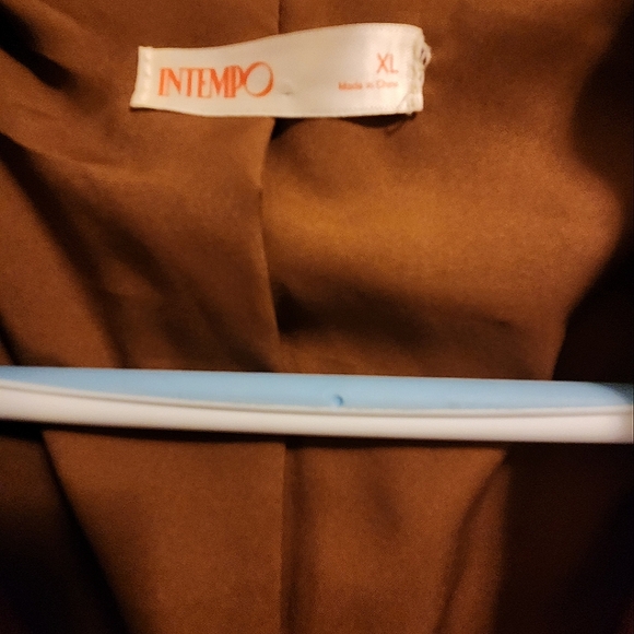 Intempo, brown/tan, faux leather, moto jacket in size XL - Picture 4 of 5